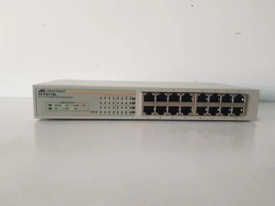 ALLIED TELESIS AT-FS716L 16 PORT 10/100 MBPS FAST ETHERNET SWITCH - Image 1 of 4