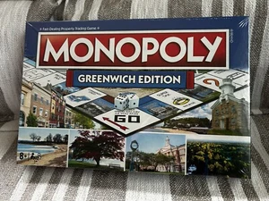 Monopoly Greenwich USA Edition - New - Sealed - Picture 1 of 4