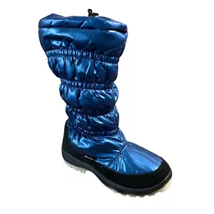 Mercury Ladies Snow Boots Blue Fleece Lined Warm Boots Size UK 5 / EU 38 - Picture 1 of 11