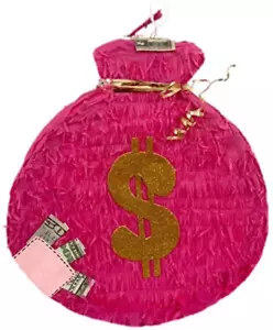 Borsa Money Rosa Tema Pinata - Foto 1 di 2