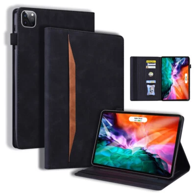 For iPad Air Pro 11/13 2024 7/8/9/10th Leather Case Stand Wallet Flip Card Cover - Image 1 of 4