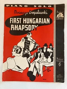 Pianoforte Solo Moissaye Boguslawski Prima Rapsodia Ungherese 1939 Spartiti - Foto 1 di 5