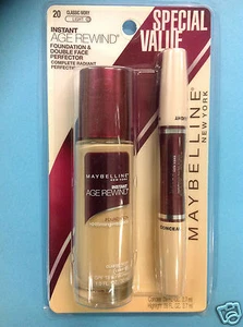 MAYBELLINE Instant Age Rewind Foundation & Concealer - CLASSIC IVORY (light-2). - Picture 1 of 2