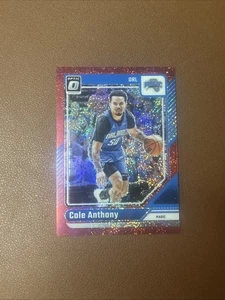 2024-25 Panini Donruss Optic Cole Anthony Red Glitter /75 - Picture 1 of 10