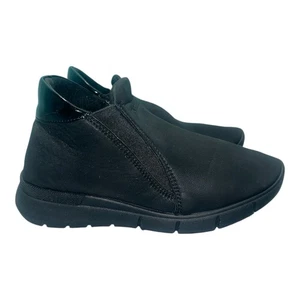 Arcopedico L77 Black Pull On Ultra-light Women’s Size 5.5-6 36 Flat Ankle Boots - Picture 1 of 5