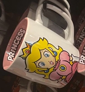 Universal Studios Orlando Super Nintendo World Princess Peach Coffee Mug New - Picture 1 of 1