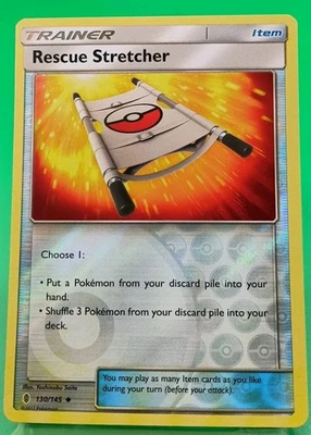 Reverse Holo Rescue Stretcher Error Border Bleed Guardians Rising Unc 130/145 - Image 1 of 4
