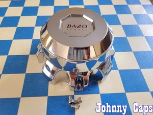 BAZO Wheels # B-356 . NEW CHROME Wheel Center Cap (W/BOLTS)  [47]  (QTY. 1) - Picture 1 of 18