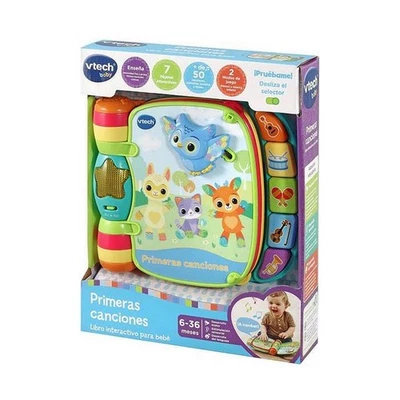 Baby-Spielzeug Vtech Libro musical primeras canciones. 19 x 22 x 4 cm - Bild 1 von 4