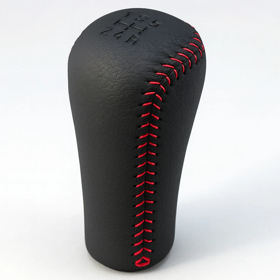 MAZDA RX-7 FD3S SPIRIT Cambio de Cambio R Perilla de Cambio Cuero Puntada Roja Fabricante de Equipo Original Foto 1 de 1