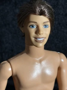 Bruna/Occhi Blu-Bambola Barbie Ken-Mattel articolata-Nudo per OAAK-C-12 - Foto 1 di 3