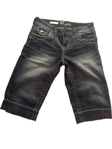Kut From the Kloth Jeans Shorts Womens Natalie Bermuda Denim Blue Size 2 - Picture 1 of 6