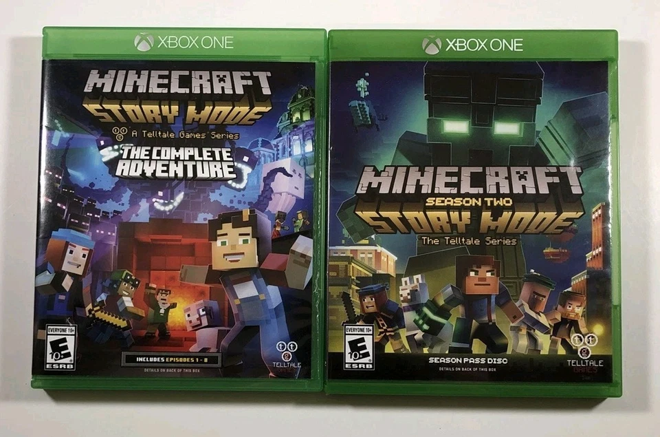 Minecraft Story Mode The Complete Adventure AND Season Two (Microsoft Xbox One) - Image 1 of 4