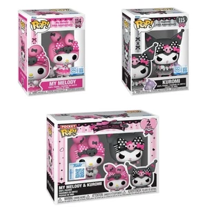 Sanrio My Melody 50th and Kuromi 20th Anniversary Funko Pop! Final Presale 3 PCS - Picture 1 of 4