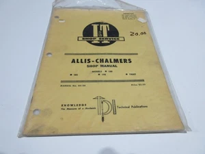 Allis Chalmers Shop Manual 180, 185, 190, 190XT Tractors - Picture 1 of 1