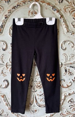 Wonder Nation Halloween Jack O’Lantern leggings  costume in black girls size 3T - Image 1 of 4