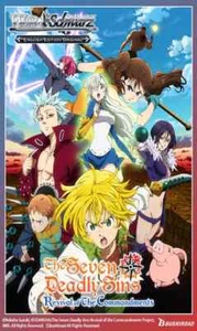 WEISS SCHWARZ SEVEN DEADLY SINS REVIVAL COMMANDMENTS BOOSTER PACK (x1) - Picture 1 of 1