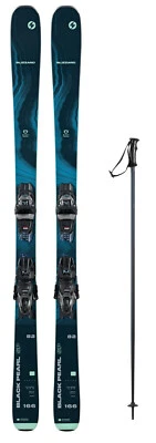 2024 Blizzard Black Pearl 82 SP ladies snow skis 152 w-Bind (+POLES at BuyItNow)