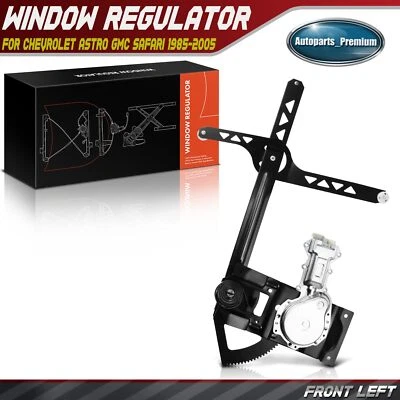 Regulador de ventana eléctrica con motor para Chevrolet Astro GMC Safari 85-05 delantero izquierdo Foto 1 de 4