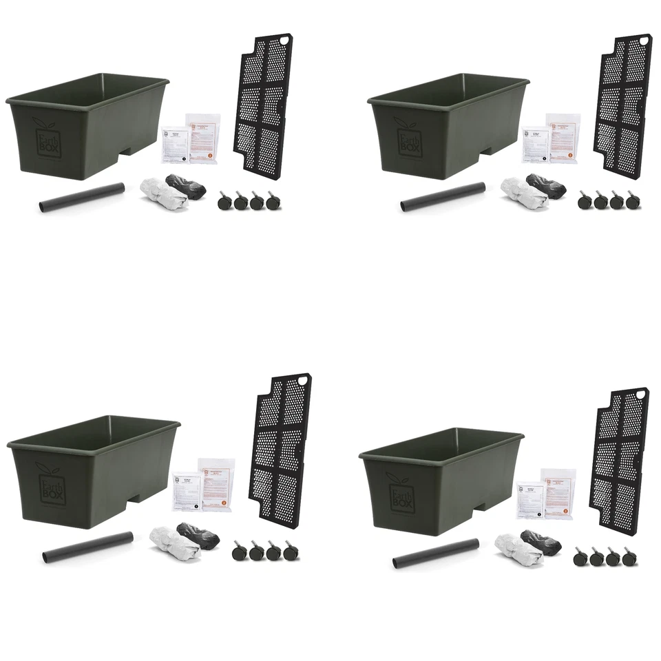 Kit de jardim natural novidade (#80151) EarthBox - Verde (pacote com 4) - Imagem 1 de 4