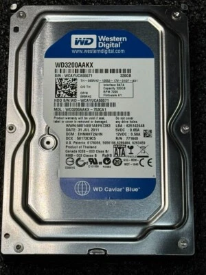 Dell 95RH2 WD3200AAKX-753CA1 320GB 7.2K RPM 16MB 6Gbps SATA 3.5"HDD - Image 1 of 4