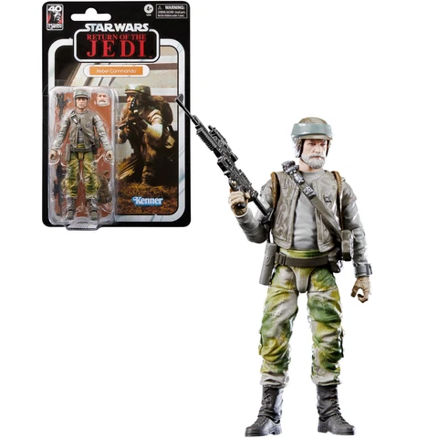 Star Wars Black Series Retro Cardback 6" Rebel Commando EP6 40th 230615 Cover