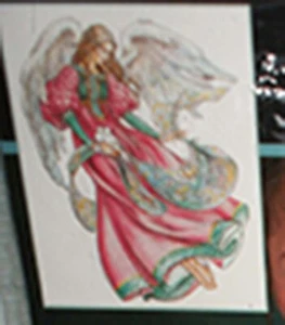 Dimensions Fashion Art Full Color Iron-On Transfer Graceful Angel -80331 - Picture 1 of 3