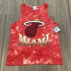 ‘47 Brand Vintage Tubular Miami Heat Tank Top Tie-Dye Sz L NBA Basketball New - Picture 1 of 12
