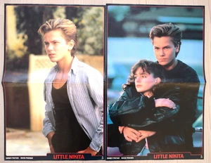 E392 2x A3-Aushangfotos LITTLE NIKITA River Phoenix - Picture 1 of 3