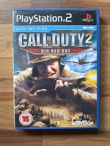 Call of Duty 2 The Big Red One (Playstation 2) PAL Region - Picture 1 of 4