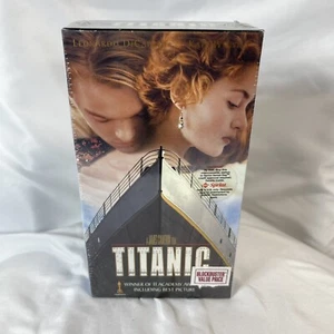 Titanic (2 VHS Tapes) Leonardo DiCaprio & Kate Winslet brand New & Sealed - Picture 1 of 6