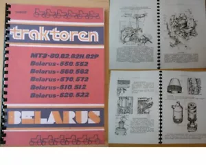 BELARUS MTS 80,82,550,552,560,570,510,520 HANDBUCH BETRIEBSANLEITUNG,FORTSCHRITT - Picture 1 of 1