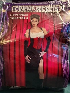 Cinema Secrets Women's Halloween Costume Countess Carmella Vampire- Adult Small - Picture 1 of 5
