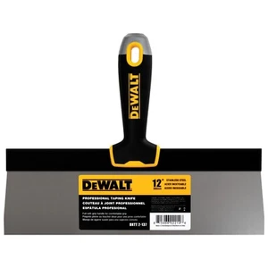 12" Drywall Taping Knife Stainless Steel | DEWALT | DXTT-2-137 - Picture 1 of 7