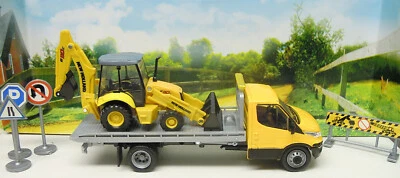 Set Edile New Holland B110C Su Iveco Daily, NewRay, NUOVO - Immagine 1 di 4