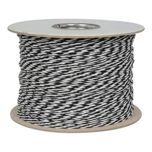 24 AWG Black/White Stranded Twisted Pair Hook-Up Wire 1000 Feet - Imagen 1 de 1