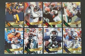 Wild Card Stripe Lot of 8 1993 50 20 10 5 Everett,Miller, Fenner, Craver,Warren+