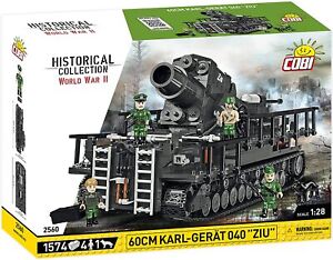 Cobi 2560 - World War II - 60CM Karl-Gerat 040 Ziu 1,574 pcs