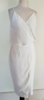 Vestido envolvente blanco para mujer FRENCH CONNECTION talla 8 Foto 1 de 4