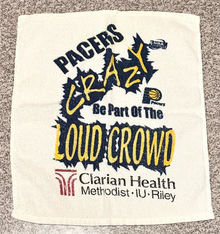 🏀  NBA Indiana Pacers Basketball Fan Rally Towel - Be Part of the Loud Crowd Cover
