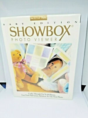 Visor de fotos Shobox edición bebé tiene capacidad para 40 fotos 1993 sellado Foto 1 de 2