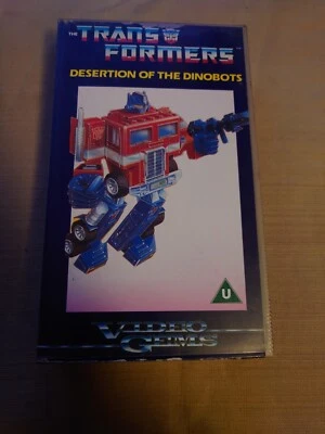 Transformers Desertion of the Dinobots Retro Vintage Childhood VHS Tape 1985 86 - Image 1 of 3