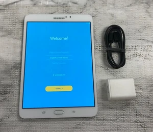 LIGHT BURN SAMSUNG GALAXY TAB S2 SM-T710 32GB 8" Wi-Fi WHITE ANDROID TABLET - Picture 1 of 4