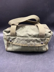 VTG Military Army Mechanics OD Green Canvas Tool Pouch Pistol Bag US Military - Picture 1 of 16