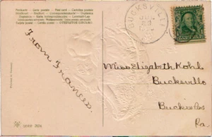 Pennsylvania Bucksville c1906 Ziel 1828-1955 PPC. - Bild 1 von 1
