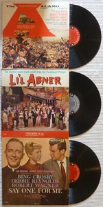 ALAMO LIL' ABNER SAY ONE COLUMBIA 6-Eye 3LP John Wayne Julie Newmar Bing Crosby - Foto 1 di 1