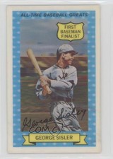 1972 Kellogg's 3-D All-Time Baseball Greats George Sisler #5 HOF