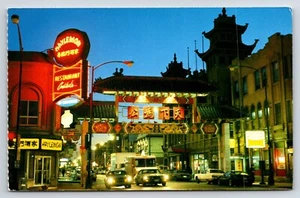Postkarte Chinatown, Chicago's Loop, Geschäfte, Restaurants, Architektur, Beschilderung - Bild 1 von 2