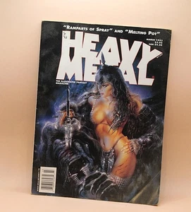 Heavy Metal Illustrated Fantasy Magazine March 1993 Issue - Picture 1 of 2