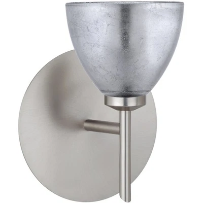 Besa Lighting 1SW-1758SF-LED-SN Divi Wall Sconce Satin Nickel - Image 1 of 2